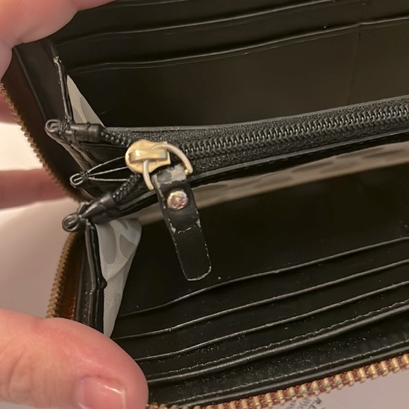 Kate Spade Flatiron Lacey Apple Zip Around Nylon Wallet - Picture 5 of 9